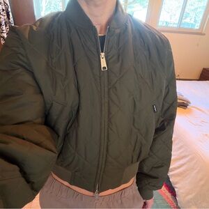 Carharttt WIP green bomber jacket size small